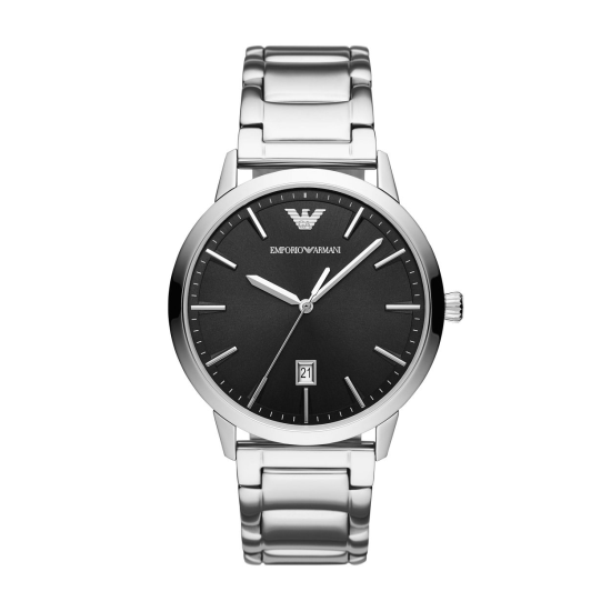 ARMANI HERENHORLOGE STAAL ZWARTE WIJZERPLAAT AR11310 - 10069566