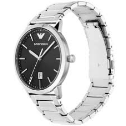 ARMANI HERENHORLOGE STAAL ZWARTE WIJZERPLAAT AR11310 - 10069566