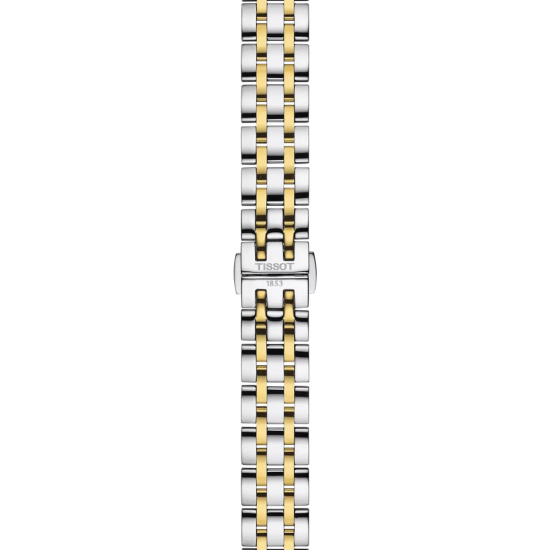 TISSOT BICOLOR DAMESHORLOGE MET ZILVERKLEURIGE WIJZERPLAAT - 10069573