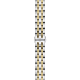 TISSOT BICOLOR DAMESHORLOGE MET ZILVERKLEURIGE WIJZERPLAAT - 10069573