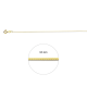 14k GEELGOUDEN VENITIAANS COLLIER 0,6mm 45cm - 10069577