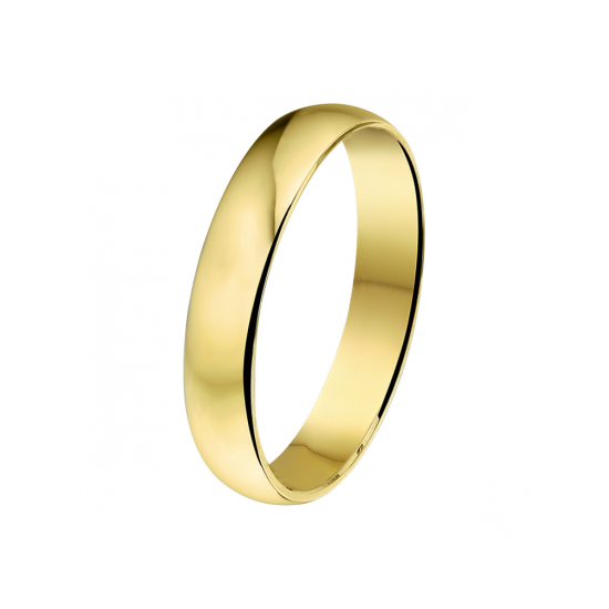 14k GG TROUWRING 4mm A404 mt.56 - 10069471