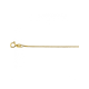 9k GG GOURMETTE KETTING 1,2mm 45cm - 10067284