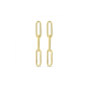 14K GG oorhangers paperclip 3x23mm - 1007120