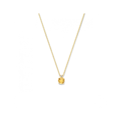 collier citrien en diamant 0.015ct h si 40 cm - 10068010