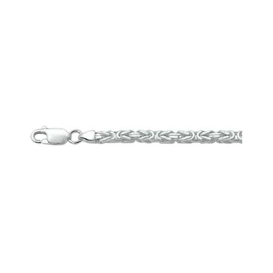 ZILVEREN KONINGSSCHAKEL COLLIER 3mm 50cm - 10069054
