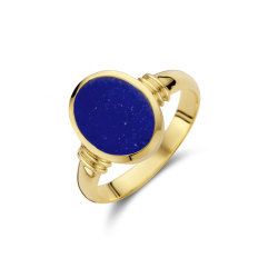 14k GG ZEGELRING MASSIEF LAPIS 1.96ct 12x10mm - 1006831