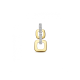 14k BICOL HANGER DIAM.13ct H-SI - 1007530