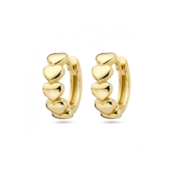 14k GG HARTJES CREOLEN 12,5x4mm - 10067399