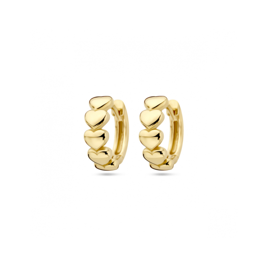 14k GG HARTJES CREOLEN 12,5x4mm - 10067399