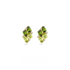 14k GG OORST. GR.TOERM-PERIDOT 8DIAM.03ct - 10067495