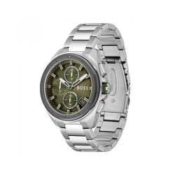 HUGO BOSS "VOLANTE" HPH ST-ST CHRONO GROENE WPL - 1006430