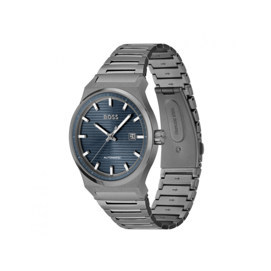 BOSS "CANDOR" HPH ZWART STAAL Automaat 41mm - 10067876