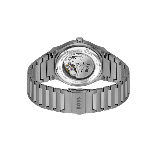 BOSS "CANDOR" HPH ZWART STAAL Automaat 41mm - 10067876