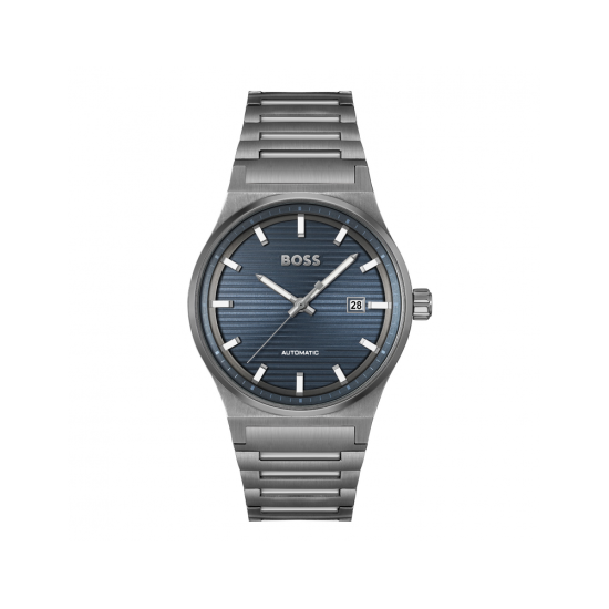 BOSS "CANDOR" HPH ZWART STAAL Automaat 41mm - 10067876