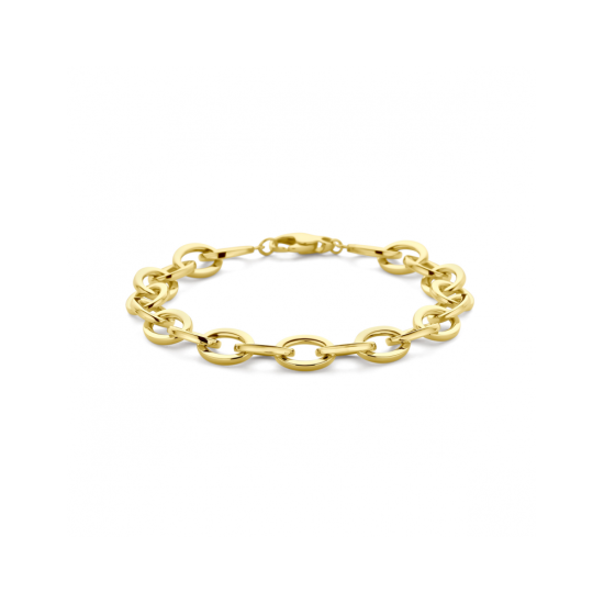 14k GG SCHAKEL ARMBAND 9x2mm 19,5cm - 10068992